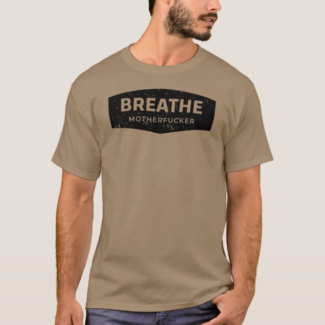 Camiseta RESPIRAR retrô (Frente)
