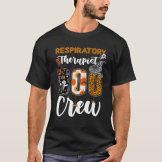 Camiseta Respiratory Therapist Boo Crew Ghost Therapy Hallo
