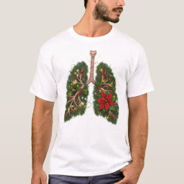 Camiseta Respire a Estação – Pulmões Florais de Natal