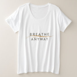 Camiseta Respire Mesmo – Conscientização do Estresse Amarel