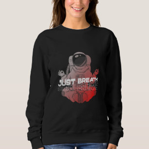 Camiseta Respire o Legal Astronauta praticar Yoga Streetw