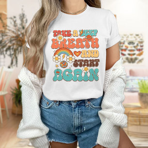 Camiseta Respire Um Bipe E Comece Novamente