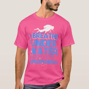 Camiseta Respiro debaixo d'água O que é... mergulho de Scub