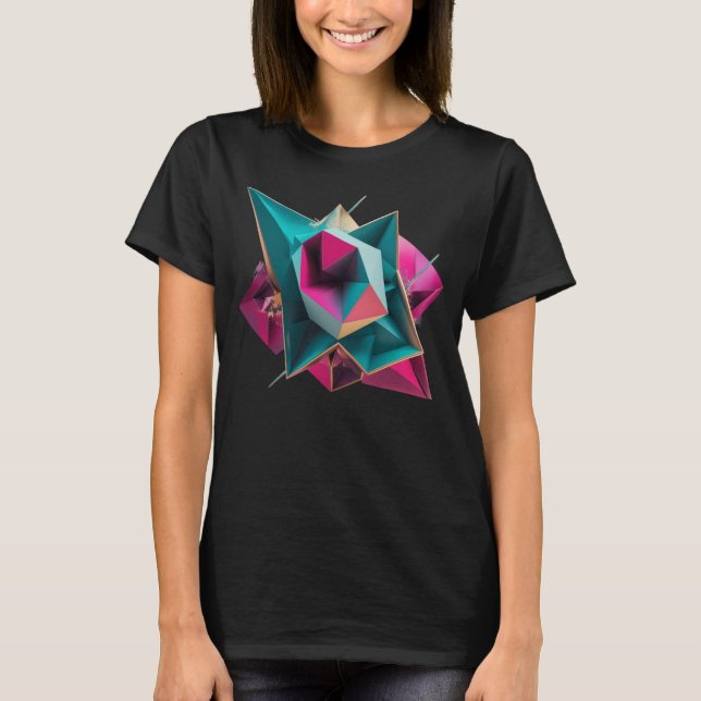 Camiseta Resplendor Rosa Reluzente (Frente)