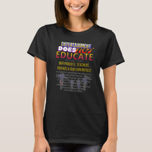 Camiseta Responsabilidade pela Educação Pais e Professores 