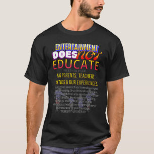 Camiseta Responsabilidade pela Educação Pais e Professores 