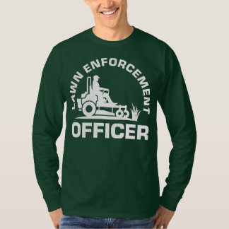 Camiseta Responsável pela aplicação da lei Landscaper Lawnm