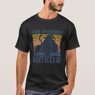 Camiseta Responsável pela Aplicação da Lei que Movimenta o