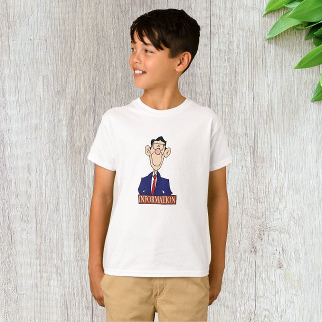 Camiseta Responsável pela informação (Criador carregado)