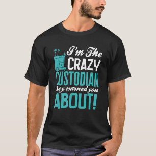 Camiseta Responsável pela limpeza e custodiante 1
