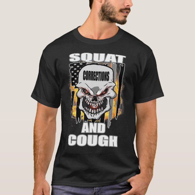 Camiseta Responsável pelas Correções - Bandeira Squat e Cou (Frente)