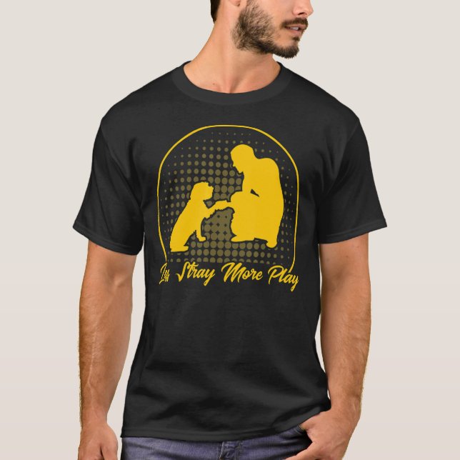 Camiseta Responsável pelo controle de animais menos desgast (Frente)
