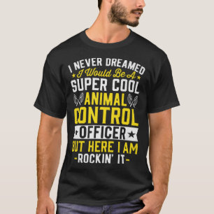 Camiseta Responsável pelo controlo dos animais Captura de a