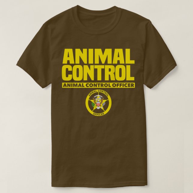 Camiseta Responsável pelo Controlo dos Animais Pasta Unifor (Frente do Design)