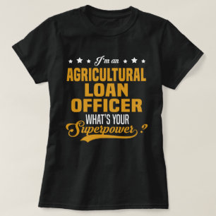 Camiseta Responsável pelos empréstimos agrícolas