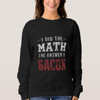 Camiseta Resposta É Bacon Engraçado Estudante De Matemática