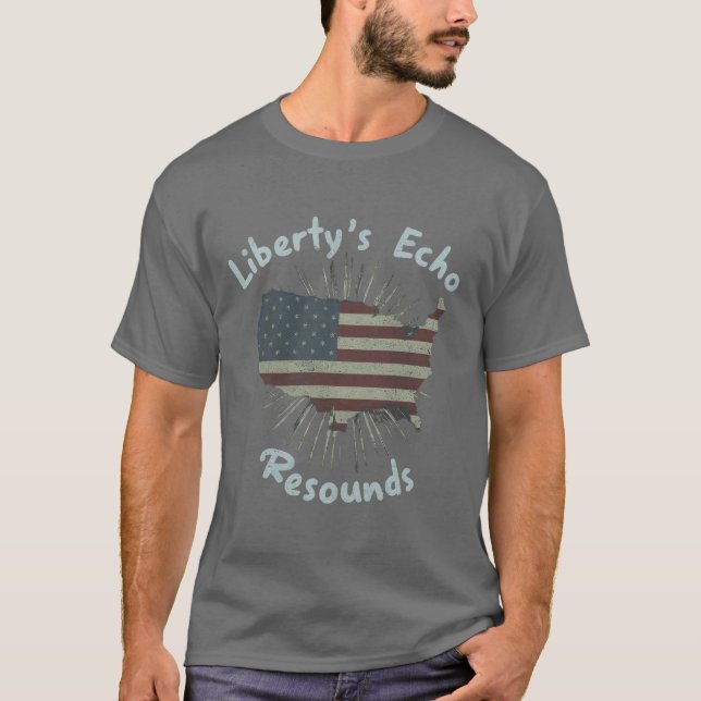 Camiseta Respostas Eco da Liberdade (Frente)