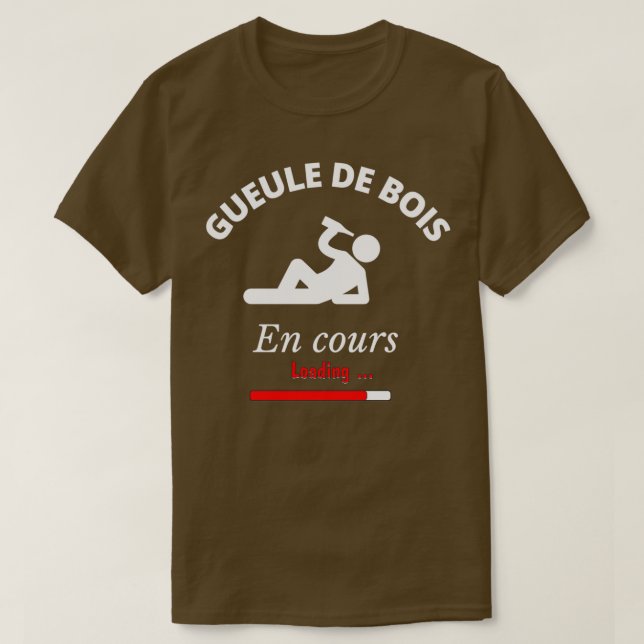 Camiseta Ressaca em andamento (Frente do Design)