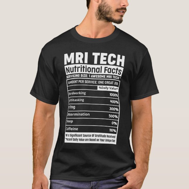 Camiseta Ressonância magnética Tecnológica por Radiologia T (Frente)