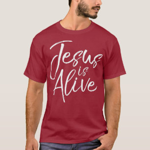 Camiseta Ressurreição Cristã Citação Páscoa Dizendo J