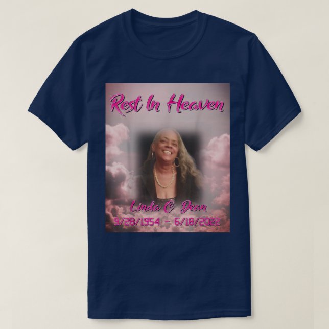 Camiseta Rest In Heaven  (Frente do Design)