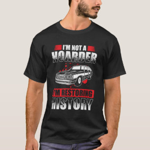 Camiseta Restauração De Carros Antigos Para O Restaurador D