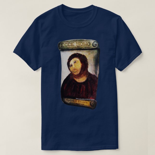 Camiseta Restauração Ecce Homo (Frente do Design)