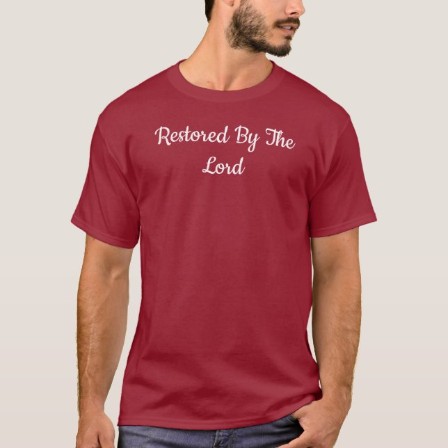 Camiseta Restaurado Pelo Senhor (Frente)