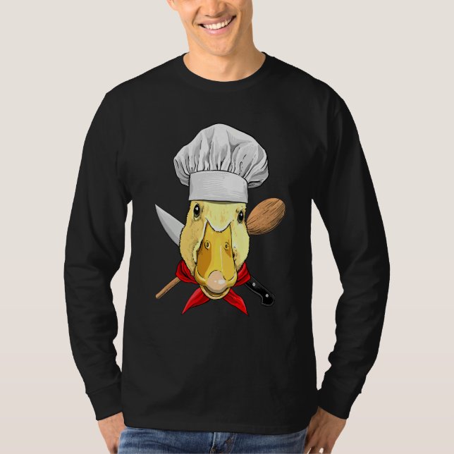 Camiseta Restaurant Duck Chef Kitchen Cook Culinary Cooking (Frente)