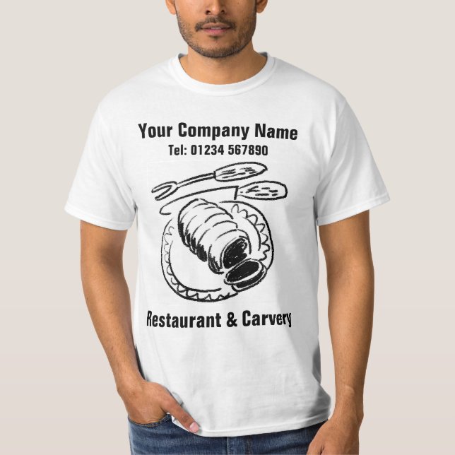 Camiseta Restaurante & Carvery Diner (Frente)