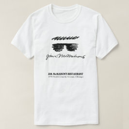Camiseta Restaurante de Jim McMahon, Chicago, IL