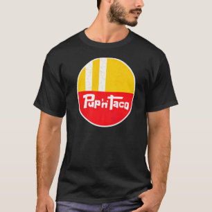 Camiseta Restaurante De Vintagem Pup E Taco Retro