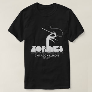 Camiseta Restaurante do Zorine Disco Nightclub, Chicago, IL