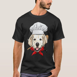 Camiseta Restaurante Golden Retriever Chef Cozinheiro Cacho