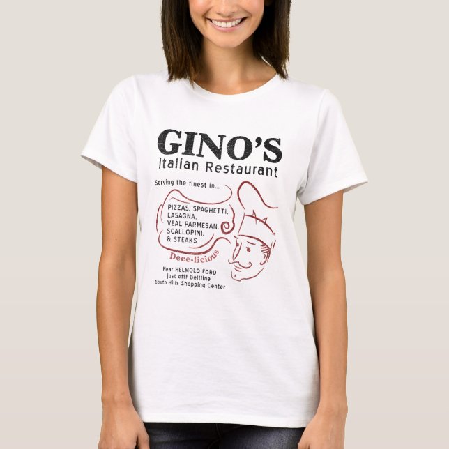 Camiseta Restaurante italiano de Gino (Frente)