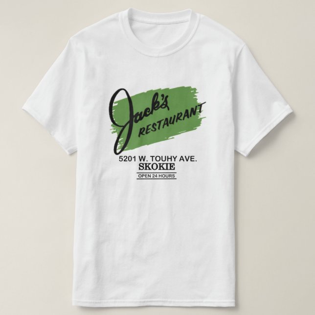 Camiseta Restaurante Jack, Skokie, Illinois (Frente do Design)