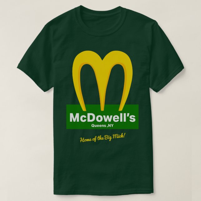 Camiseta Restaurante McDowells (Frente do Design)