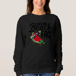 Camiseta Resting Beach Fcae Watermelon  Women Love Melon Fr