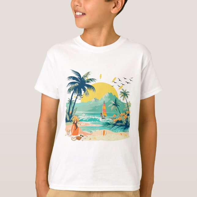 Camiseta Resting Beach for Summer (Frente)