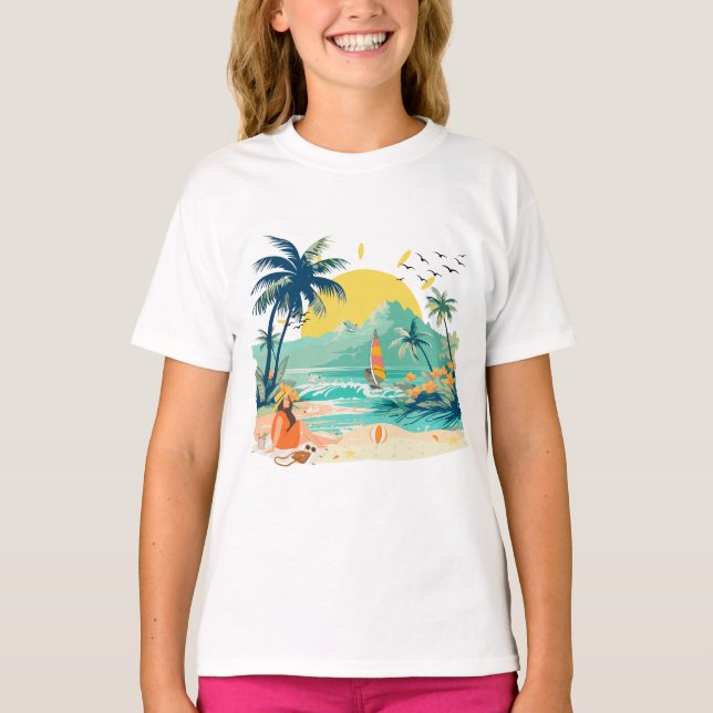 Camiseta Resting Beach for Summer (Frente)