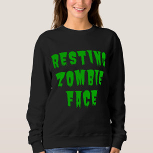 Camiseta Resting Zombie Face - Dia de as Bruxas engraçado 2