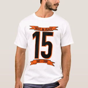 Camiseta Resto de Chris Henry na paz Bengals