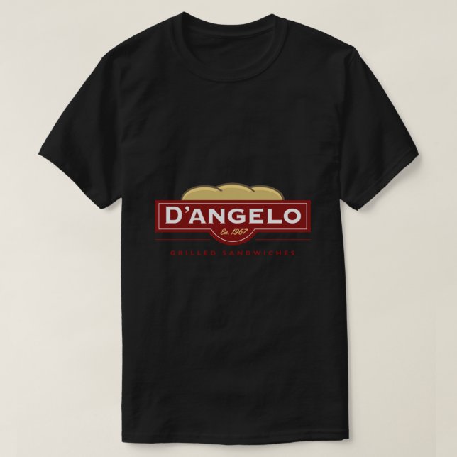 Camiseta Resto de sanduíches D&x27;Angelo Grilled Sandwiche (Frente do Design)