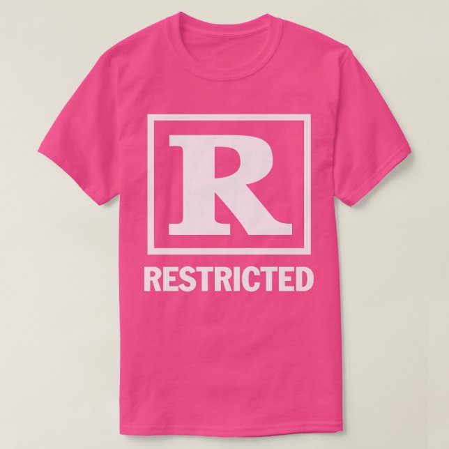 Camiseta Restricted Rated R Movie Night Film Children Popco (Frente do Design)