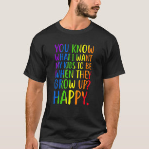 Camiseta Restro Lgbt - Pais de Consciencialização Mãe Pai