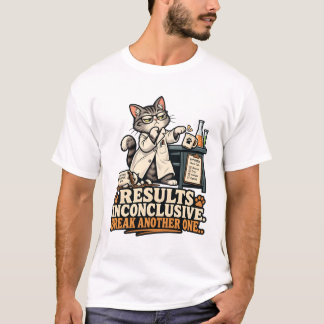 Camiseta Resultados Inconclusivos Quebre Outro