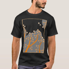 Camiseta Resumo. Arbustos de Outono