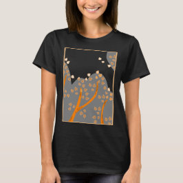 Camiseta Resumo. Arbustos de Outono