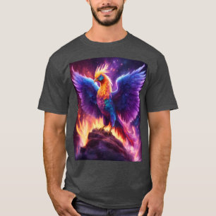 Camiseta "Resurgimento Majestoso de Phoenix: Pência Colorid