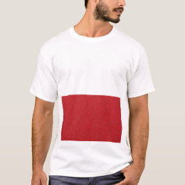 Camiseta Retângulo Ruído Vermelho Tomate - Personalizável